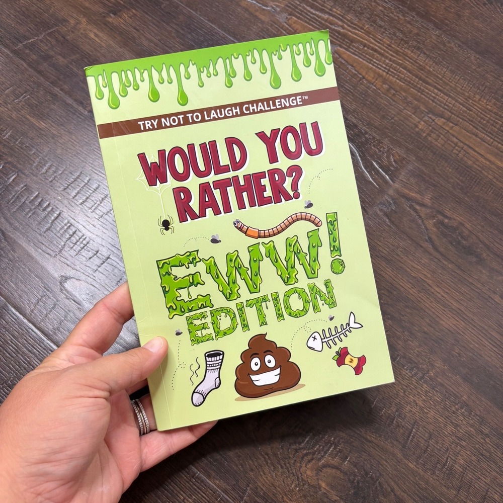Would You Rather EWW! Edition Game Book Hilarious Questions Try Not to Laugh NEW
